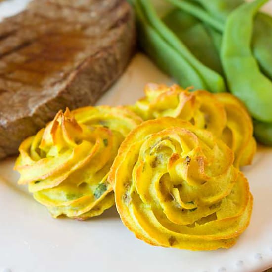Elegant Potato Pommes Duchesse - Recipe photo by iwilkerson