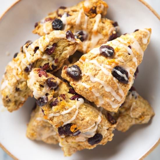 Cranberry Orange Scones - Recipe photo by PicklesNHoney