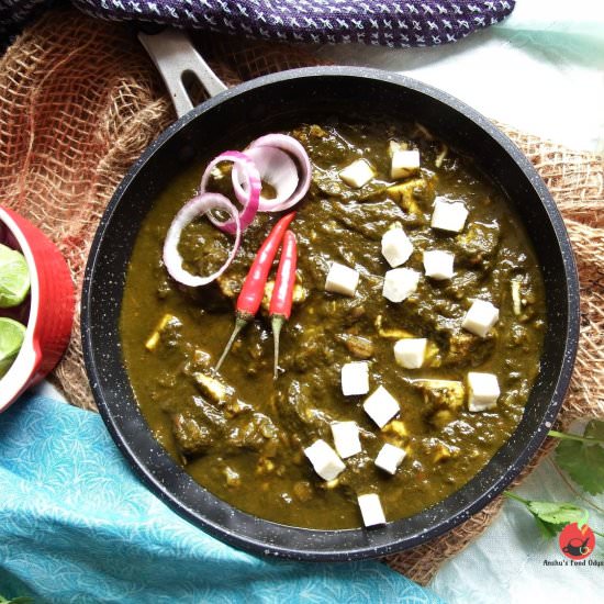 Palak Paneer - Recipe photo by anshusfoododyssey