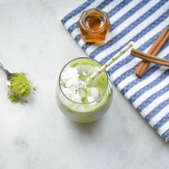 Homemade Hot or Iced Matcha Latte - Recipe photo by TurksWhoEat