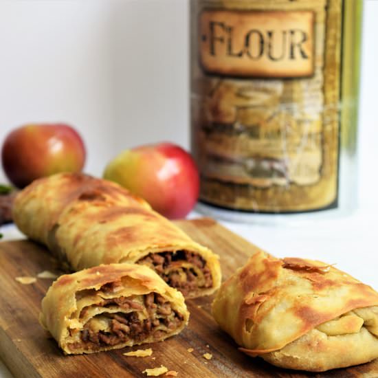 Strudel with Lamb - Recipe photo by exploredough