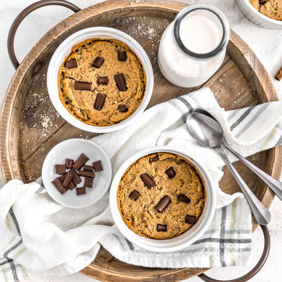 Chocolate Chip Deep Dish Cookie - Recipe photo by monkey and me kitchen adventures