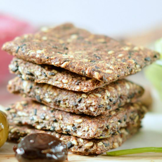 Flaxseed Crackers - Recipe photo by sweetashoneynz