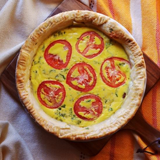 Choriso Quiche - Recipe photo by Patchworkcactus