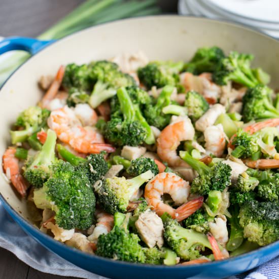 Chicken and shrim stir fry - Recipe photo by littlebitrecipes