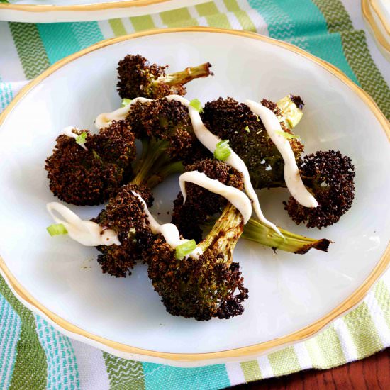 Burnt Broccoli - Recipe photo by littlebitrecipes