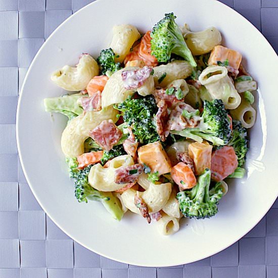 Bacon Ranch Pasta Salad - Recipe photo by mamabearscookbook