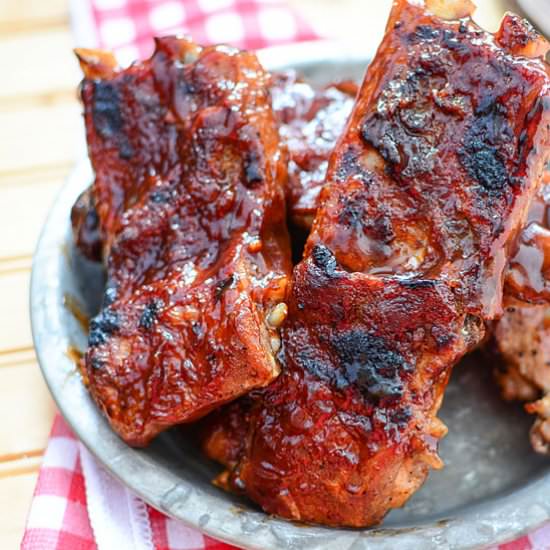 Instant Pot Apple BBQ Side Ribs - Recipe photo by Recipes Simple