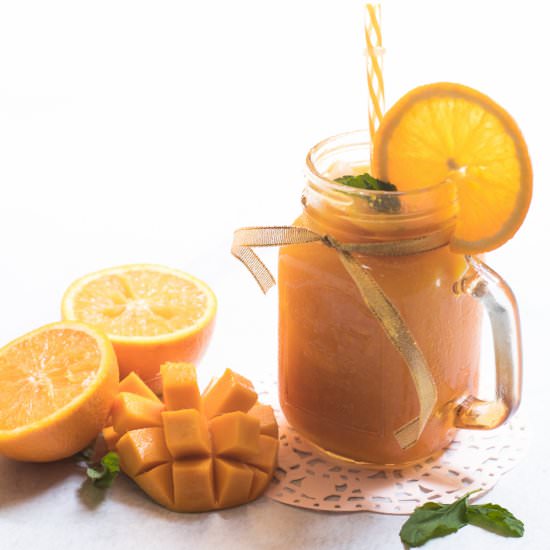 Sparkling Mango Orange - Recipe photo by Bakealish