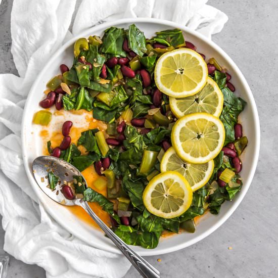 Southern Collard Greens - Recipe photo by monkey and me kitchen adventures