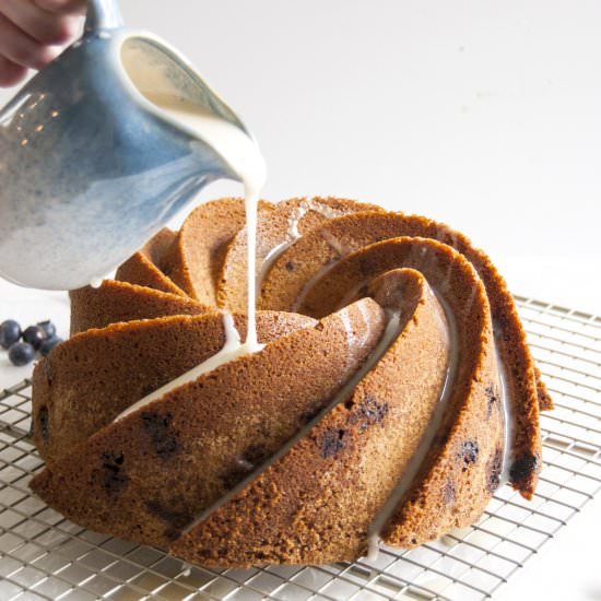 Super Easy Blueberry Bundt Cake - Recipe photo by Beyond the Butter