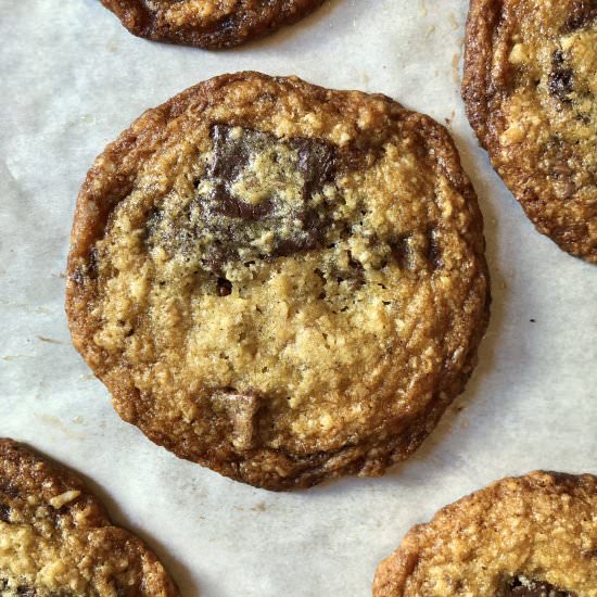 Rustic Chocolate Chip Cookies - Recipe photo by thirstyradish