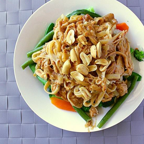 Crock-Pot Peanut Chicken - Recipe photo by mamabearscookbook