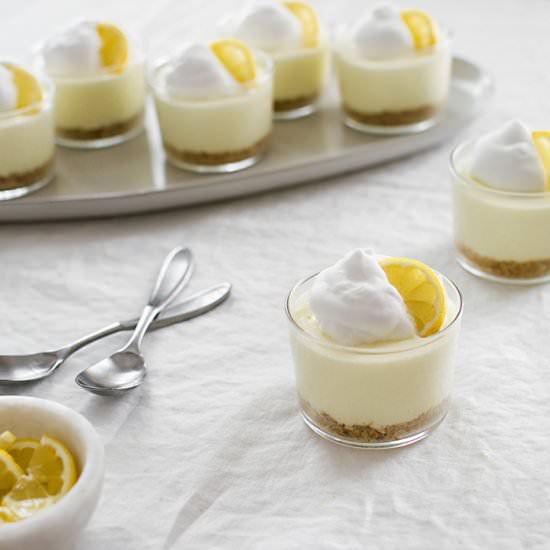 No Bake Mini Lemon Cheesecake - Recipe photo by homeyohmy