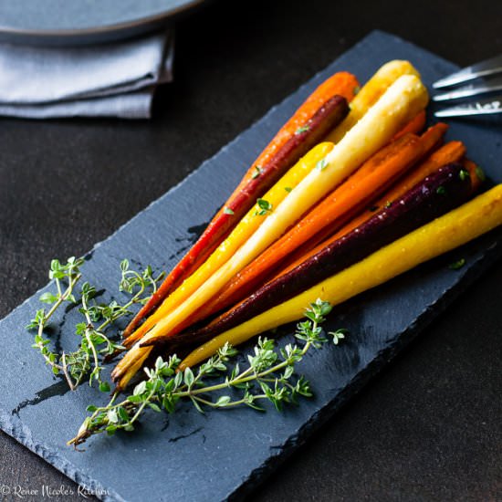 Roasted Honey Glazed Carrots - Recipe photo by RNsKitchen