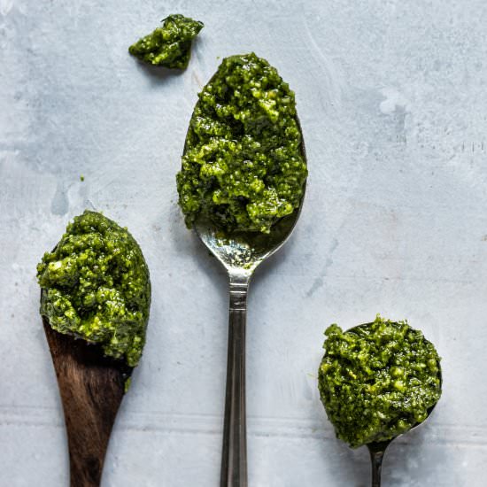 Coriander Pesto - Recipe photo by sarahbellnutrition