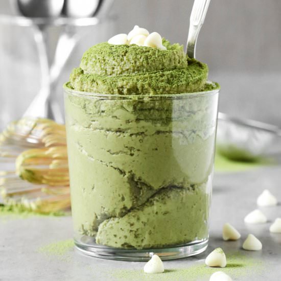 Healthy Matcha Cookie Dough - Recipe photo by dessertswithbenefits
