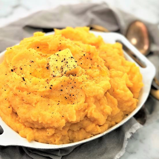 Pumpkin Ricotta Mashed Potatoes - Recipe photo by chef not required