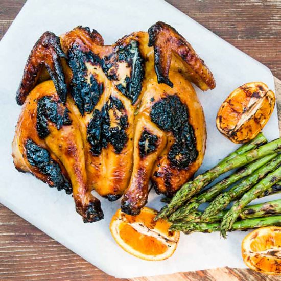 Grilled Spatchcock Chicken - Recipe photo by Brian Jones