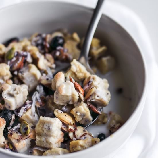 Low Carb Blueberry Almond Cereal - Recipe photo by Inspector Gorgeous