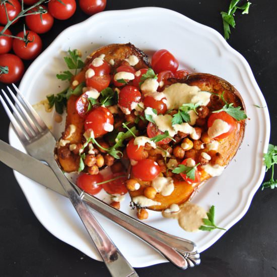 Stuffed Sweet Potatoes - Recipe photo by lettuceeatveggies