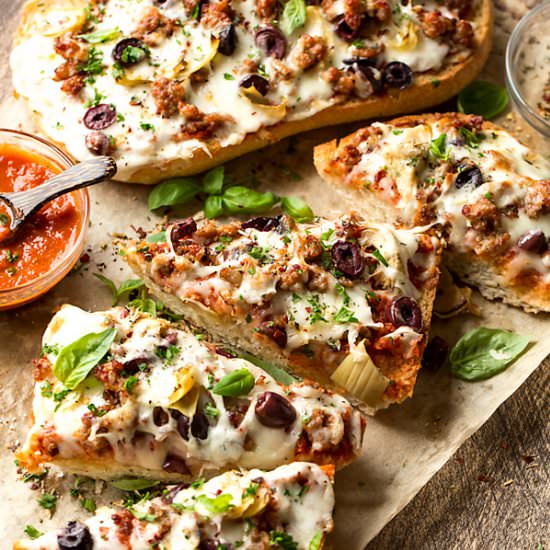 French Bread Pizza - Recipe photo by thecozyapron