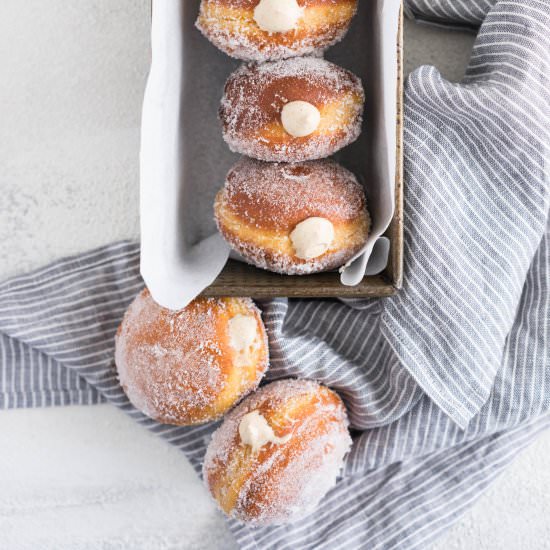 Gingerbread Brioche Doughnuts - Recipe photo by cloudykitchen