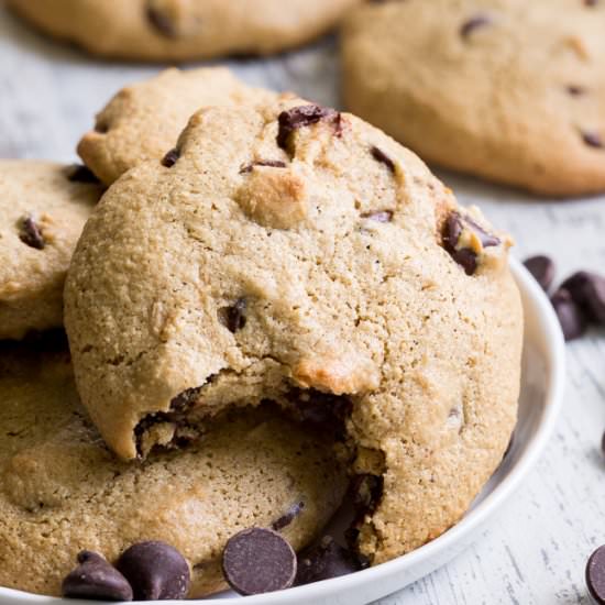 Soft Paleo Chocolate Chip Cookies - Recipe photo by paleorunningmomma