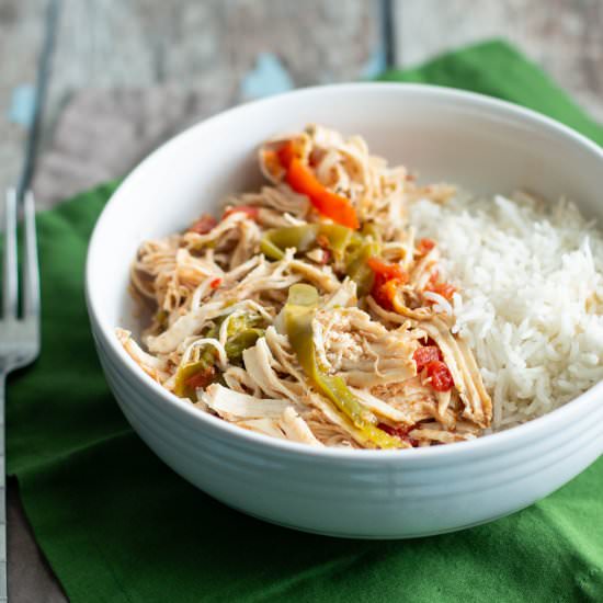 Pressure Cooker Chicken Ropa Vieja - Recipe photo by anerdcooks