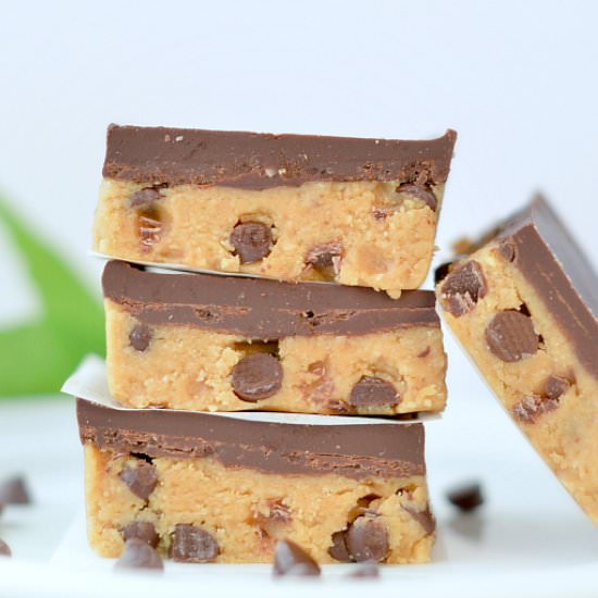 Cookie dough bars - Recipe photo by sweetashoneynz