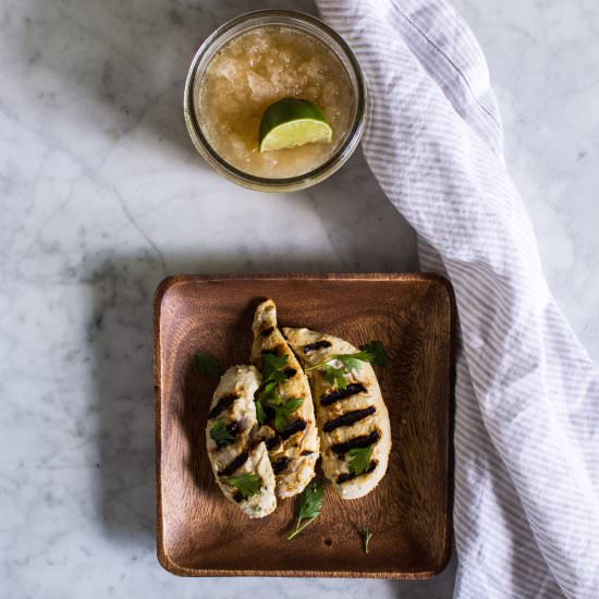 Grilled Yogurt Chicken Tenders - Recipe photo by apleasantlittlekitchen