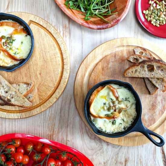 Baked scamorza - Recipe photo by Cuisine Fiend