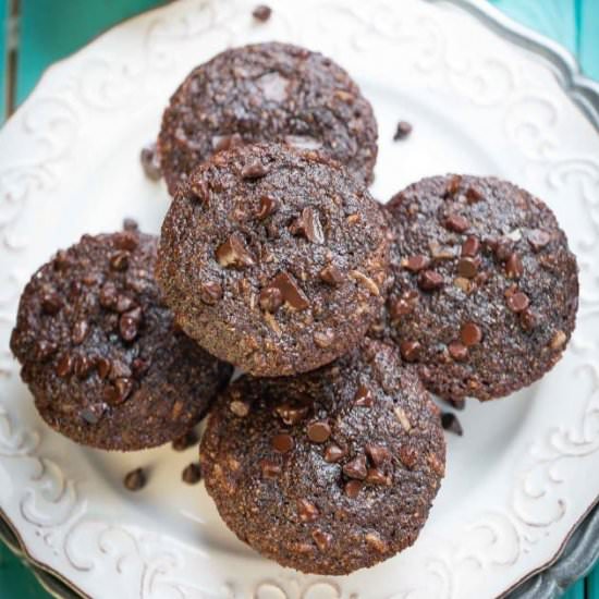 Flourless Double Chocolate Muffins - Recipe photo by LifemadeSweeter
