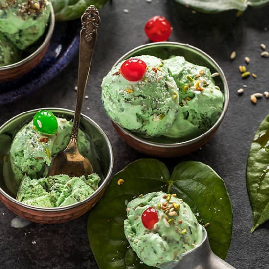 Easy Paan Ice Cream - Recipe photo by cookwithmanali