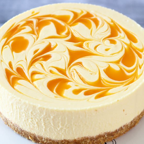 No Bake Mango Cheesecake - Recipe photo by El Mundo Eats