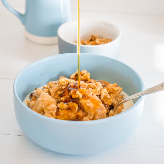 Slow Cooker Porridge – Spiced Apple - Recipe photo by My Kids Lick The Bowl