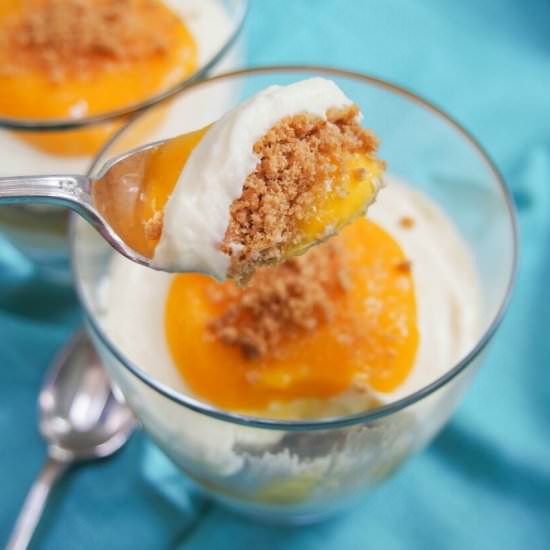 Mango cheesecake parfait - Recipe photo by carolinescooking