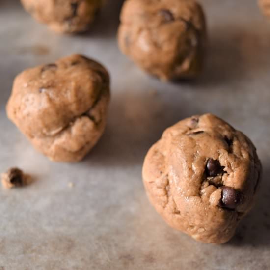 Vegan Cookie Dough Protein Balls - Recipe photo by emilyhappyhealthy
