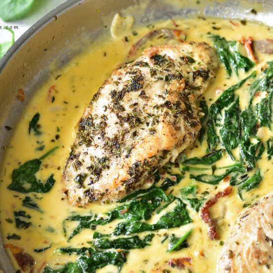 Tuscan chicken - Recipe photo by everyday-delicious.com