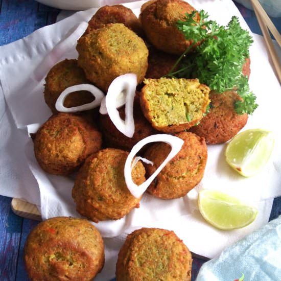 Mediterranean Falafel - Recipe photo by anshusfoododyssey