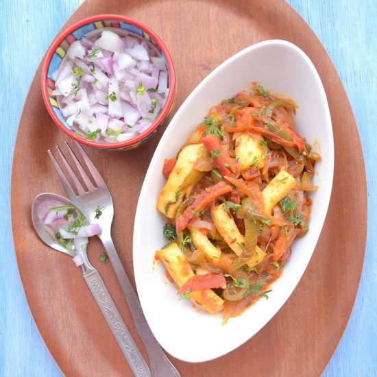 Paneer Jalfreizi - Recipe photo by rakshaskitchen
