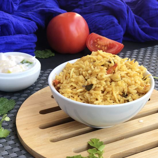Tomato Pulao - Recipe photo by enriktech.com