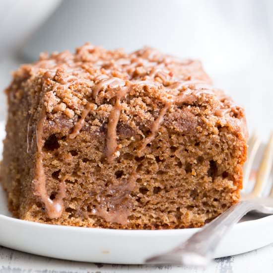 Classic Cinnamon Coffee Cake - Recipe photo by paleorunningmomma