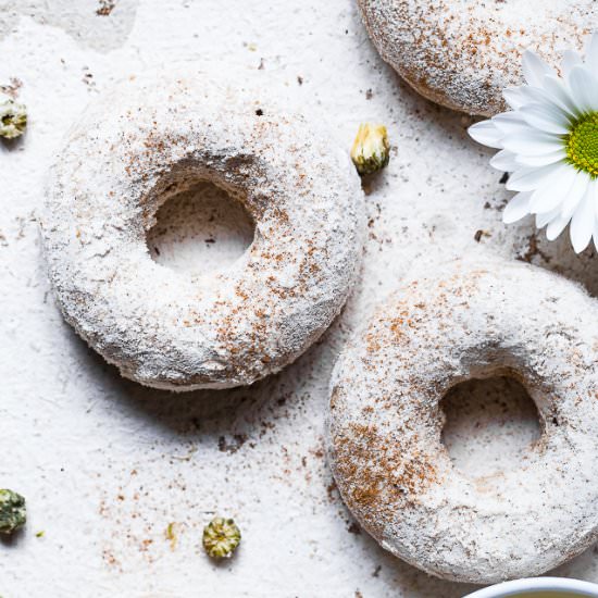 Baked Cinnamon Protein Donuts - Recipe photo by foodfaithfitness