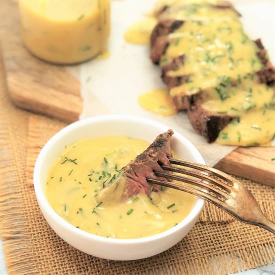 Double Mustard and Garlic Sauce - Recipe photo by chef not required