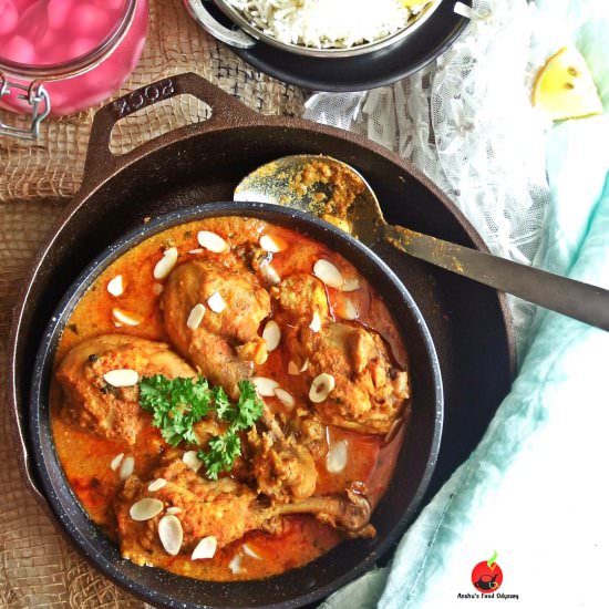 Badaami Chicken Korma - Recipe photo by anshusfoododyssey