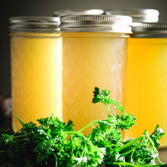 instant pot bone broth - Recipe photo by calm eats