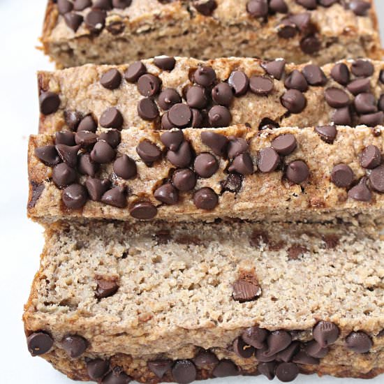 Vegan Chocolate Chip Banana Bread - Recipe photo by CitNutritionally