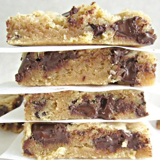 Chocolate Chunk Cookie Bars - Recipe photo by craftyforhome