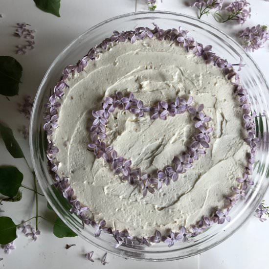 Lilac Cake - Recipe photo by tastebotanical